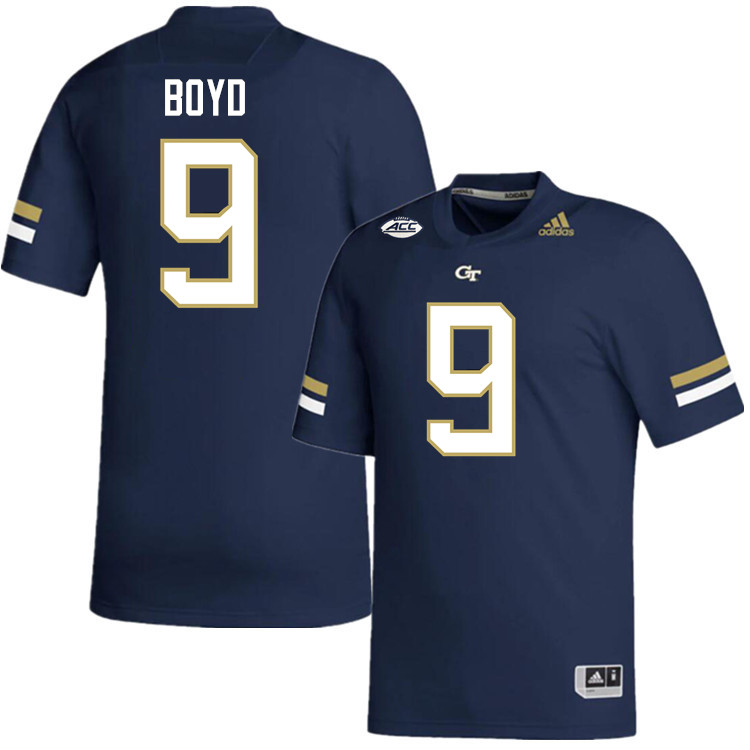 Avery Boyd Georgia Tech Jerseys,Georgia Tech Yellow Jackets College Football Uniforms-Navy